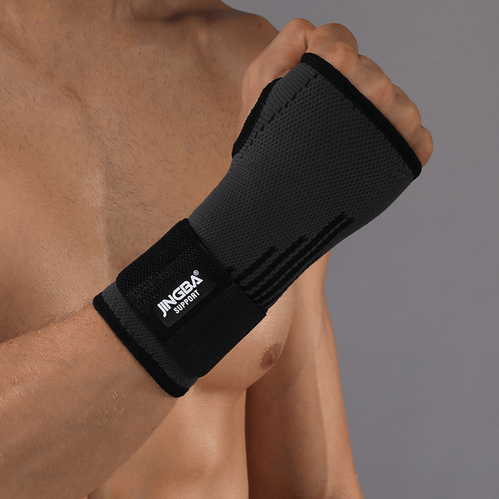 JINGBA SUPPORT 1PCS Hand Wraps Support Sport Protective Gear Bandage Wristband Support for Boxing Ball Sport - MRSLM