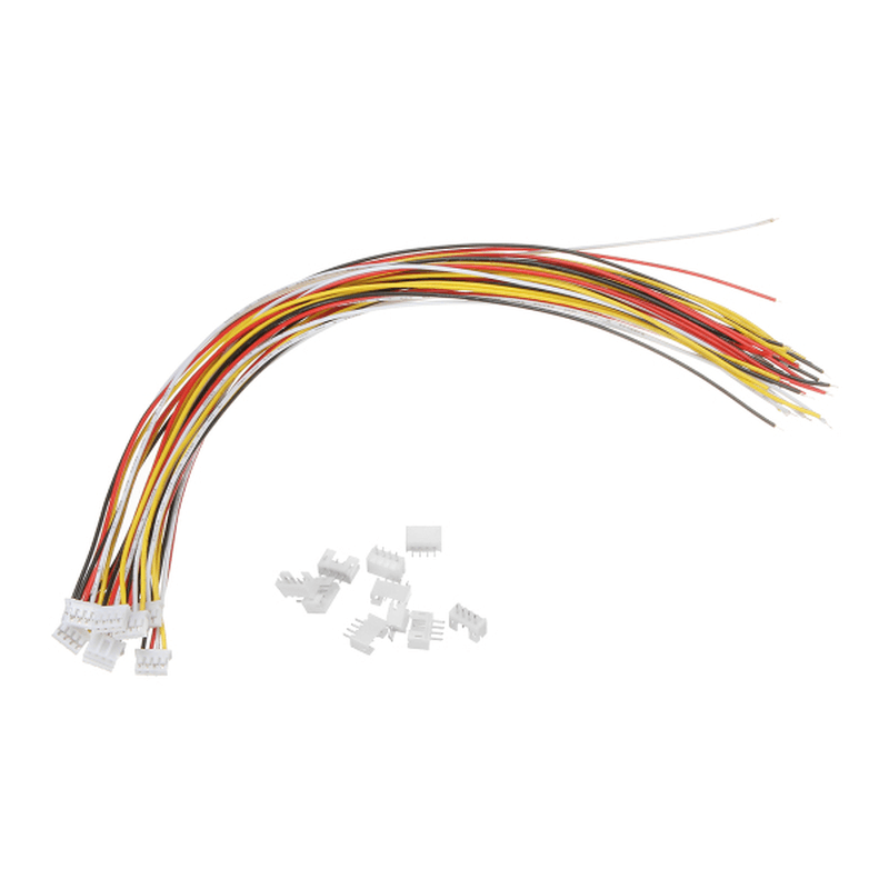 Excellway® 10 Sets Mini JST 2.0Mm PH 4Pin 26AWG Male Female Connector Plug Wire Cables 300Mm - MRSLM