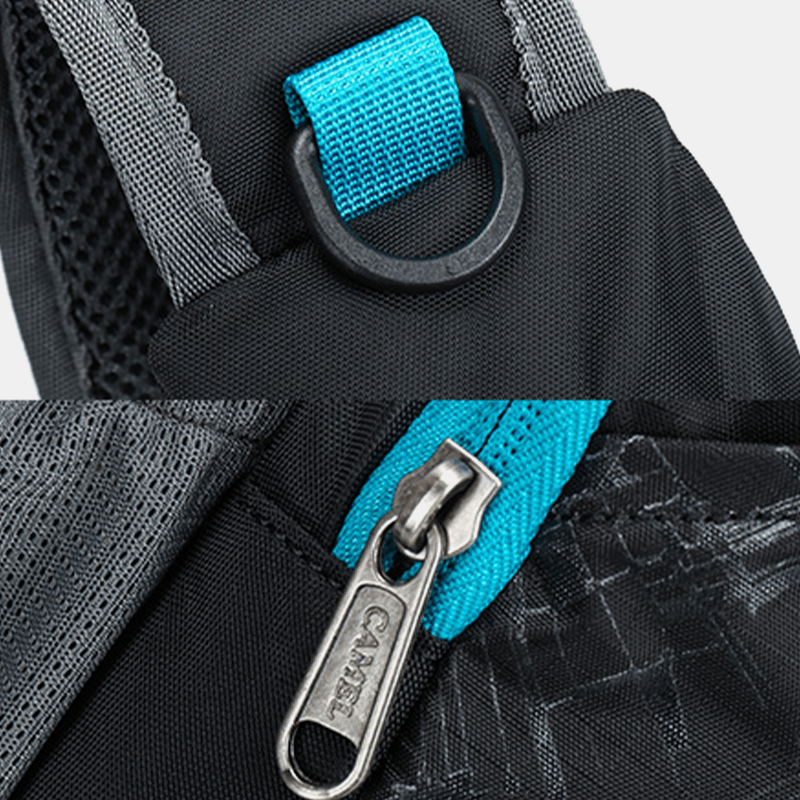 Men Waterproof Polyester Outdoor Easy Carry Travel Casual Chest Bag Shoulder Bag - MRSLM