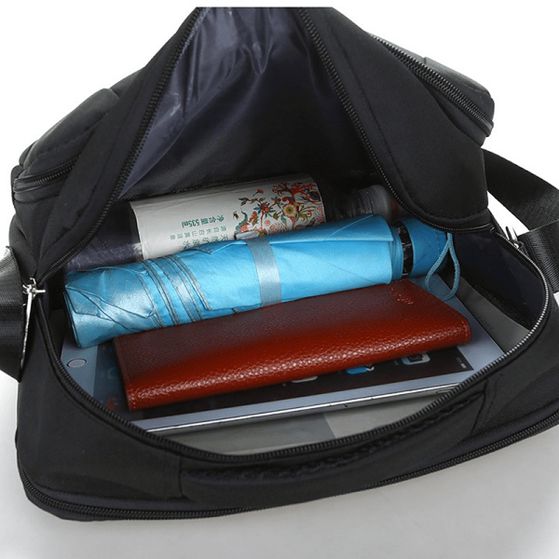 Women Men Nylon Multifunction Sport Daily Casual Handbag Shoulder Bag Crossboby Bag - MRSLM