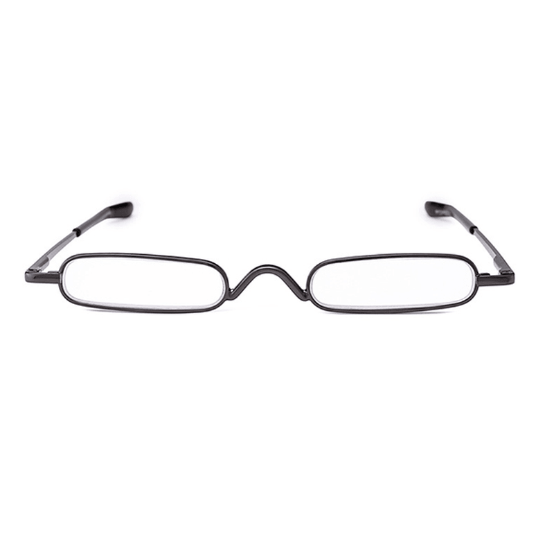 Mens Womens Portable Readers Reading Glasses Lightweight Folding Presbyopic Glasses with Case - MRSLM