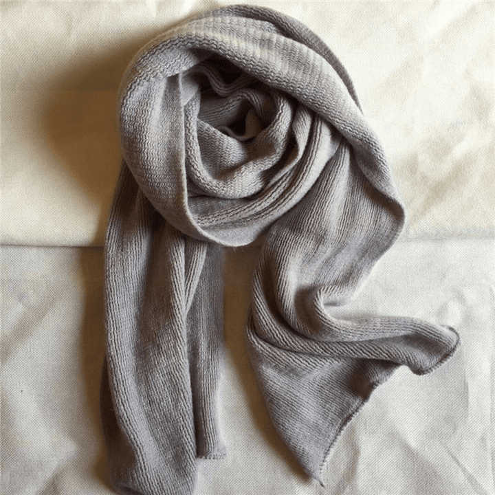 Casual Solid Color Warm and Long Couple Scarf - MRSLM