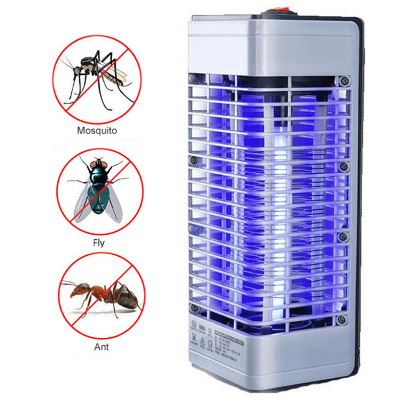 Garden Electric LED Mosquito Killer Lamp Socket Night Light Bug Insect Trap Anti-Mosquito Zapper - MRSLM