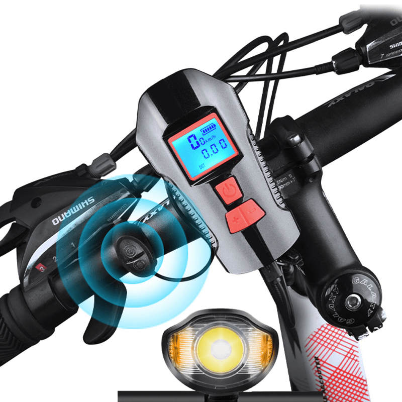XANES SFL15 Bike Light Bicycle Cycling Horn Computer USB Rechargeable Waterproof Motorcycle E - MRSLM