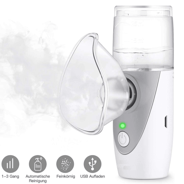 UN201 Mini Handheld Portable USB Charging Inhale Nebulizer Ultrasonic Inalador Nebulizador for Children Adult - MRSLM