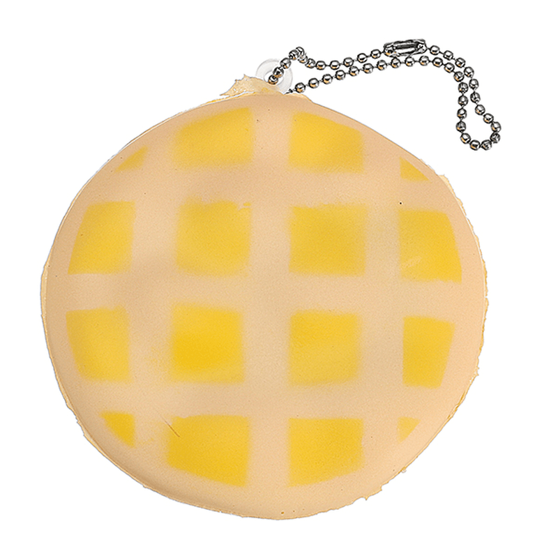 6Cm Squishy Sound Crack Biscuit Cookie Pendant Japanese Style Cracker Kids Gift with Packaging - MRSLM