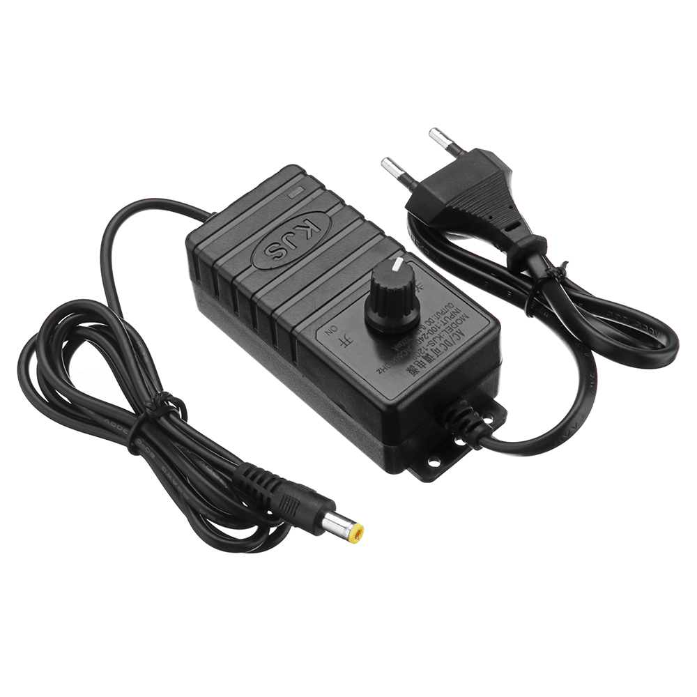 KJS-1209 3-12V 2A/3-24V 1A Power Adapter Adjustable Voltage AC/DC Adapter Switching Power Supply - MRSLM