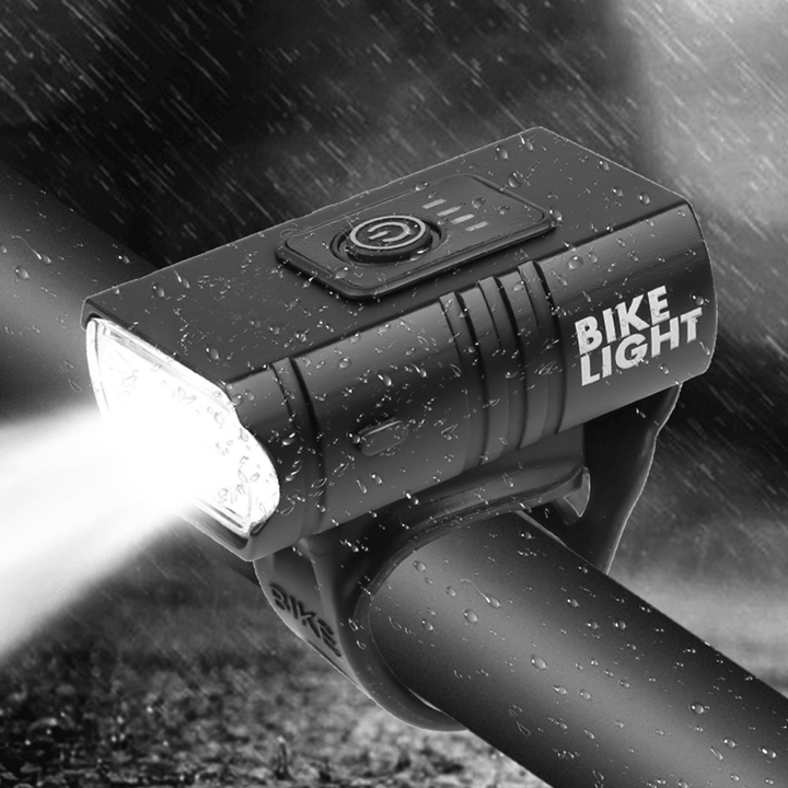 XANES® T6 800LM LED Bike Front Light 10W 6 Modes USB Rechargeable Waterproof Bike Headlight Bicycle Lamp - MRSLM