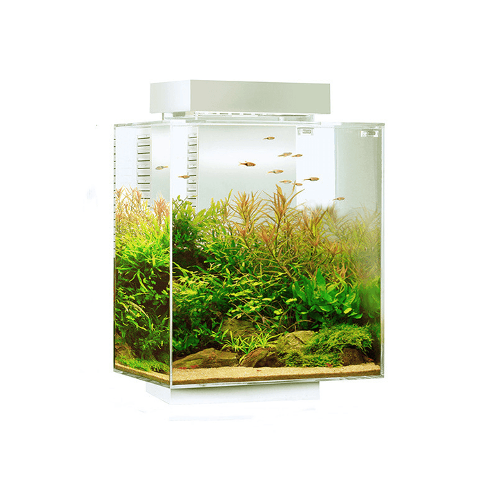 Flower Fish Intelligent Aquarium 25 Filtration System Built-In Heating Module Full Spectrum LED Noninductive Silence - MRSLM