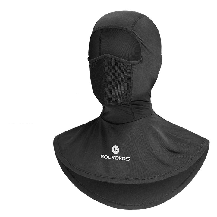 ROCKBROS UV＞50 Sun Protection Ice Silk Breathable Outdoor Cycling Mask Night Riding Reflective Warning - MRSLM