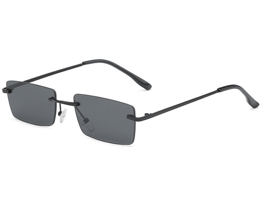 Frameless Small Frame Square Men'S and Women'S Sunglasses Anti-Uv Sunglasses - MRSLM