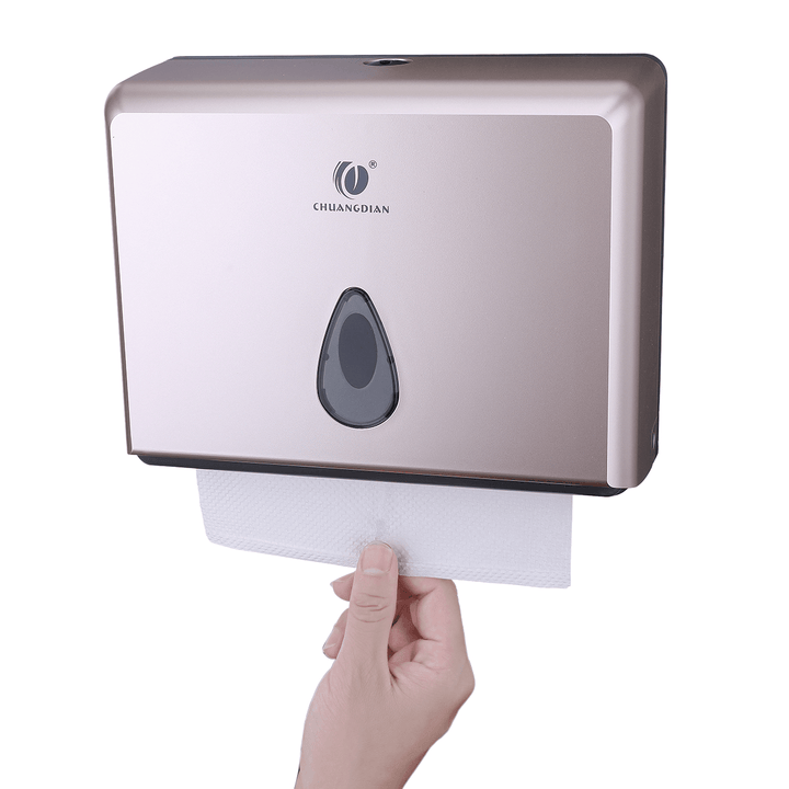 Toilet Paper Towel Dispenser Tissue Box Holder Wall Mounted Shelf Bathroom Home Decor - MRSLM