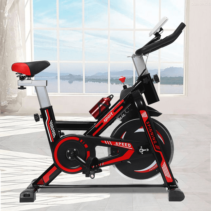 Multifunctional Aerobic Bike LED Display Cardio-Workout Home Cycling Bike Heavy Duty Spin Bike Indoor Fitness Equipment - MRSLM