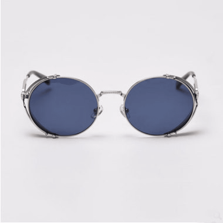 Mimiyou Polarized Gothic round Sunglasses Women Vintage Spring Punk Glasses Men Sun Glasses Women Brand UV400 Eyeglasses Shades - MRSLM