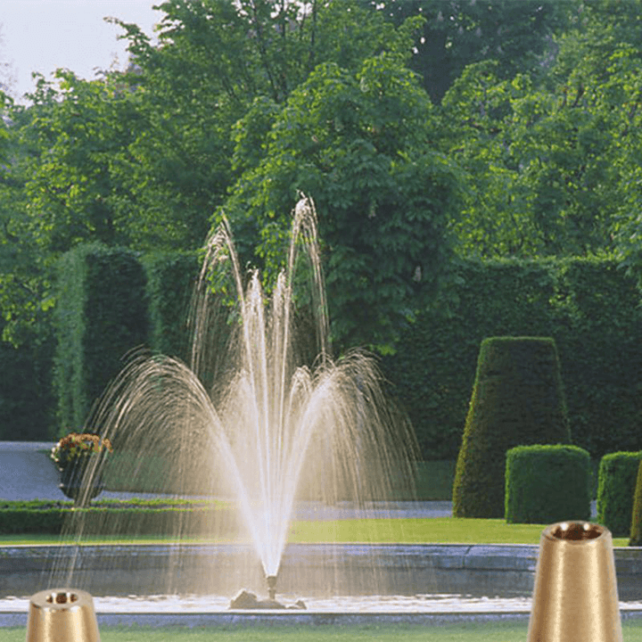 1/2" Garden Courtyard Pond Fountain Brass Water Nozzle Sprinkler Column Style Spray Head - MRSLM