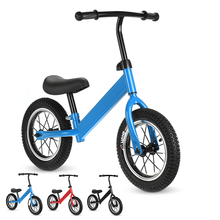 32.5" Kids Balance Bike Adjustable Seat Children Walking Training Bicycle Baby Toddler Christmas Gift - MRSLM
