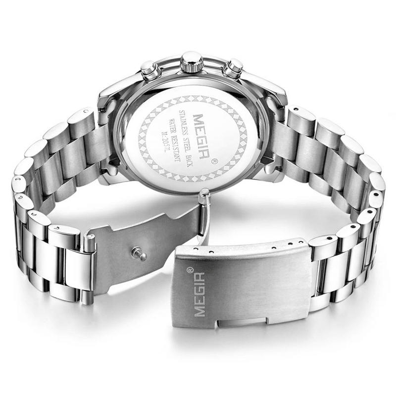MEGIR 2057 Women Watch Luxury Fashion Chronograph Ladies Quartz Wrist Watch - MRSLM