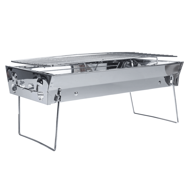 Folding BBQ Grill Portable Barbecue Grill Outdoor Traveling Camping Garden Stove Grill - MRSLM