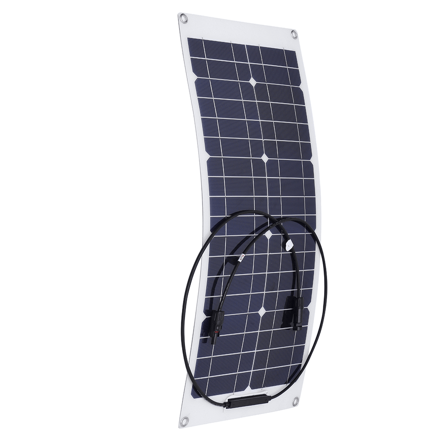 20W 18V Monocrystalline Solar Panel for Motorhome Boat Connector Waterproof Power Solar Panel - MRSLM