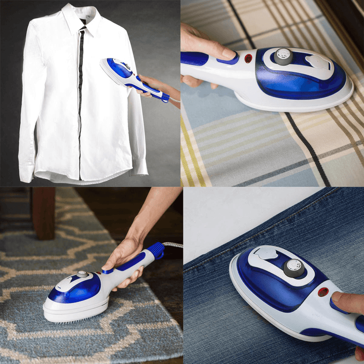 800W Multifunctional Iron Clothes Fabric Garment Steamer Hand Held for Home Travel - MRSLM