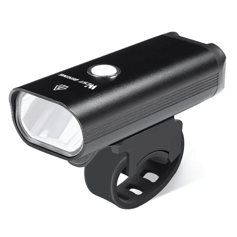 WEST BIKING 2200Mah 400Lm Bike Light Rainproof USB Rechargeable LED MTB Front Lamp Headlight Aluminum Alloy Ultralight Bike Flashlight - MRSLM