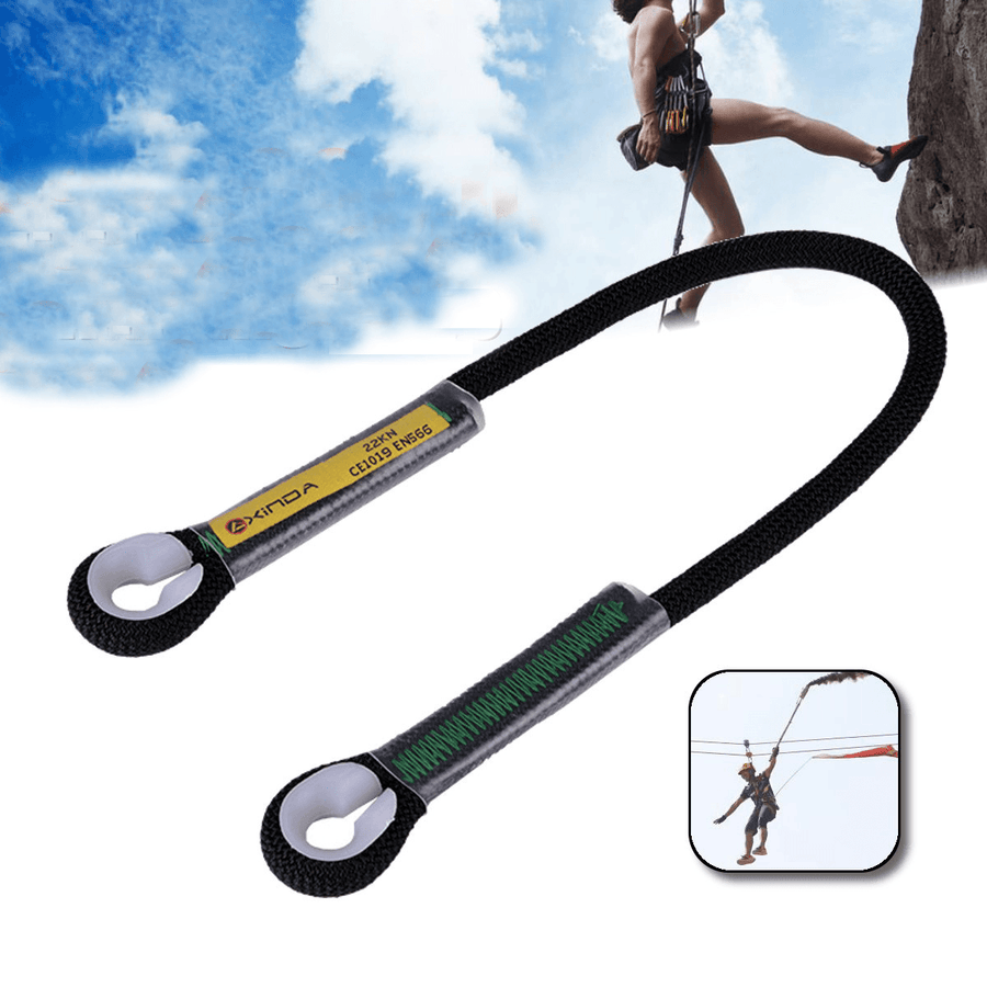 60-200Cm Max Load 2200Kg Nylon Rock Climbing Outdoor Safety Rope Rescue Security Rappelling Gear - MRSLM