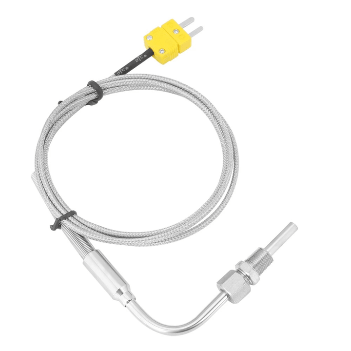 EGT K Type Thermocouple Temperature Controller Tools 0-1250 C Exhaust Gas Temp Sensor Probe Connector with Exposed Tip - MRSLM