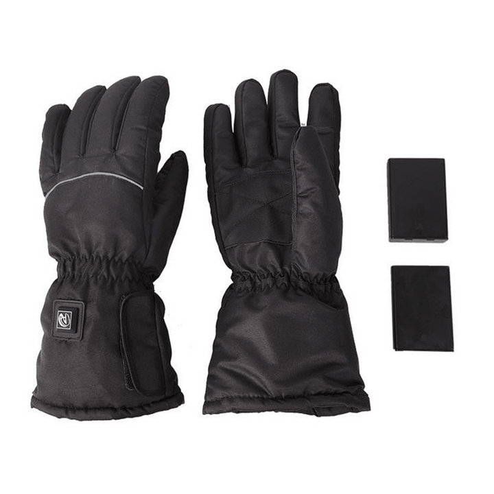 Winter Electric Heated Gloves Touch Screen 3 Model Adjust Thermal Hand Warmer Battery Powered Motorcycle Racing Skiing Gloves - MRSLM