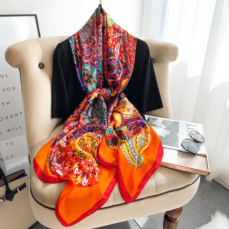 Western Style Fashion Scarf Long Shawl - MRSLM