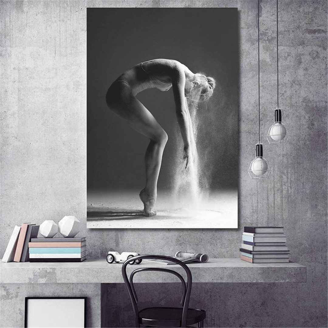 Nordic Dancing Girl Canvas Oil Printed Paintings Home Wall Poster Decor Unframed Decorations - MRSLM