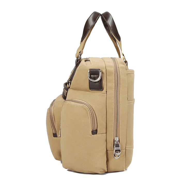 Canvas Business Casual Travel Laptop Bag Handbag - MRSLM
