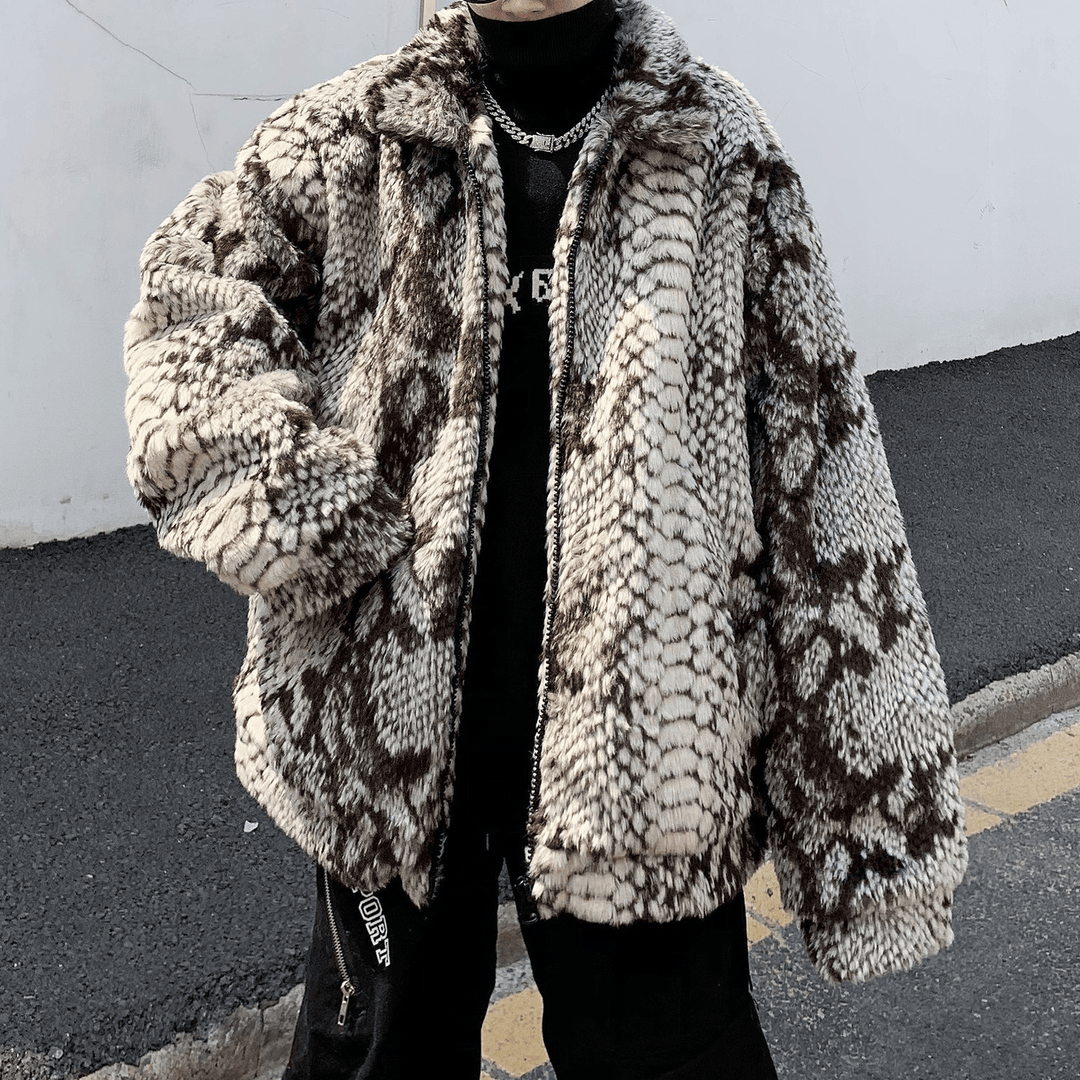 Fashion Simple plus Velvet Thick Lamb Wool Coat - MRSLM