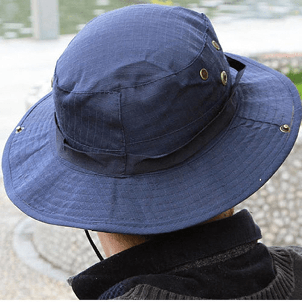 AOTU Camouflage Jungle Hat Cap Hat Hiking Camping Climbling Fishing Cap Bonnie Hat - MRSLM