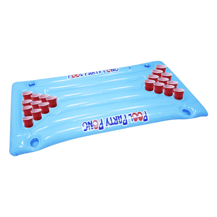 Swimming Pool Float Liquor Table Holder Pool Pond Inflatable Air Mattress for Home Sports Gam Party - MRSLM