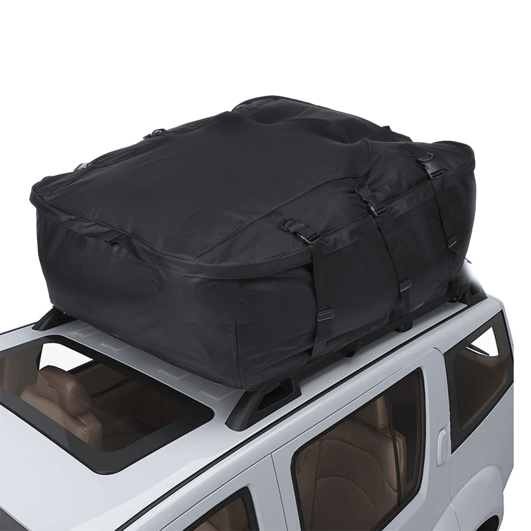 Portable Travel Storage Bag Waterproof Car SUV Roof Top Rack Bag 600D Oxford Travel Luggage Storage Cargo Carrier 105*90*43Cm - MRSLM