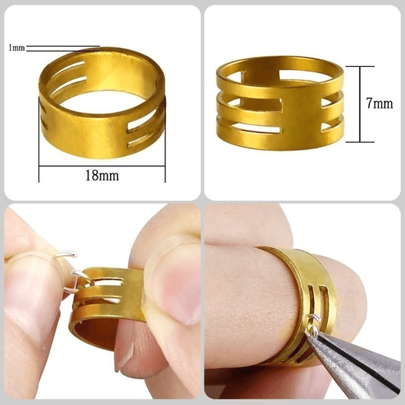 DIY Jewelry Making Starter Tools Kit Bracelet Necklace Findings Jump Ring Supplies - MRSLM