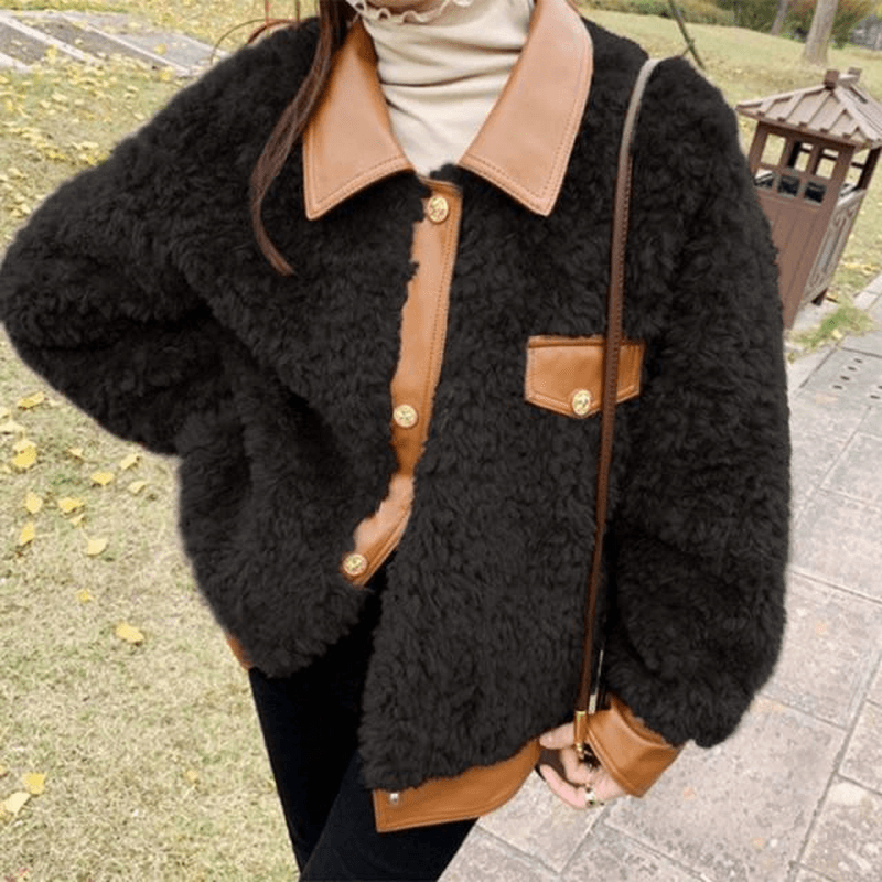 New Autumn and Winter New Loose Fur One Small Thickened Top Trendy - MRSLM