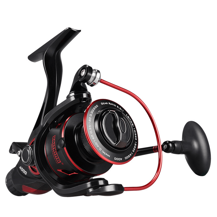 Kastking 3000/4000/5000/6000 Spinning Fishing Reel 10+1 Bearings 8/12Kg Front and Rear Drag System 5.1:1 Gear Ratio Fishing Coil - MRSLM
