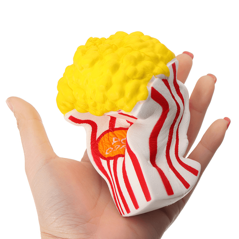 Sunny Popcorn Squishy 15CM Slow Rising with Packaging Cute Jumbo Soft Squeeze Strap Scented Toy - MRSLM