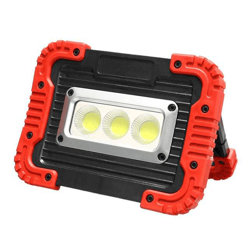 380W COB Work Lamp 2 Modes Adjustable USB Rechargeable Camping Light Searchlight Power Bank - MRSLM