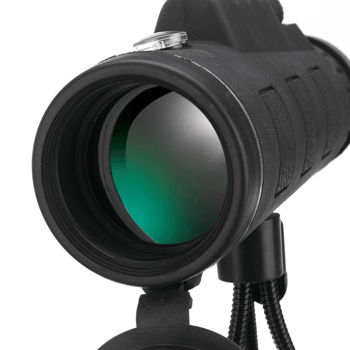 40X60 Monocular HD Optic BAK4 Low Light Night Vision Telescope with Phone Holder Clip Tripod Outdoor Camping - MRSLM