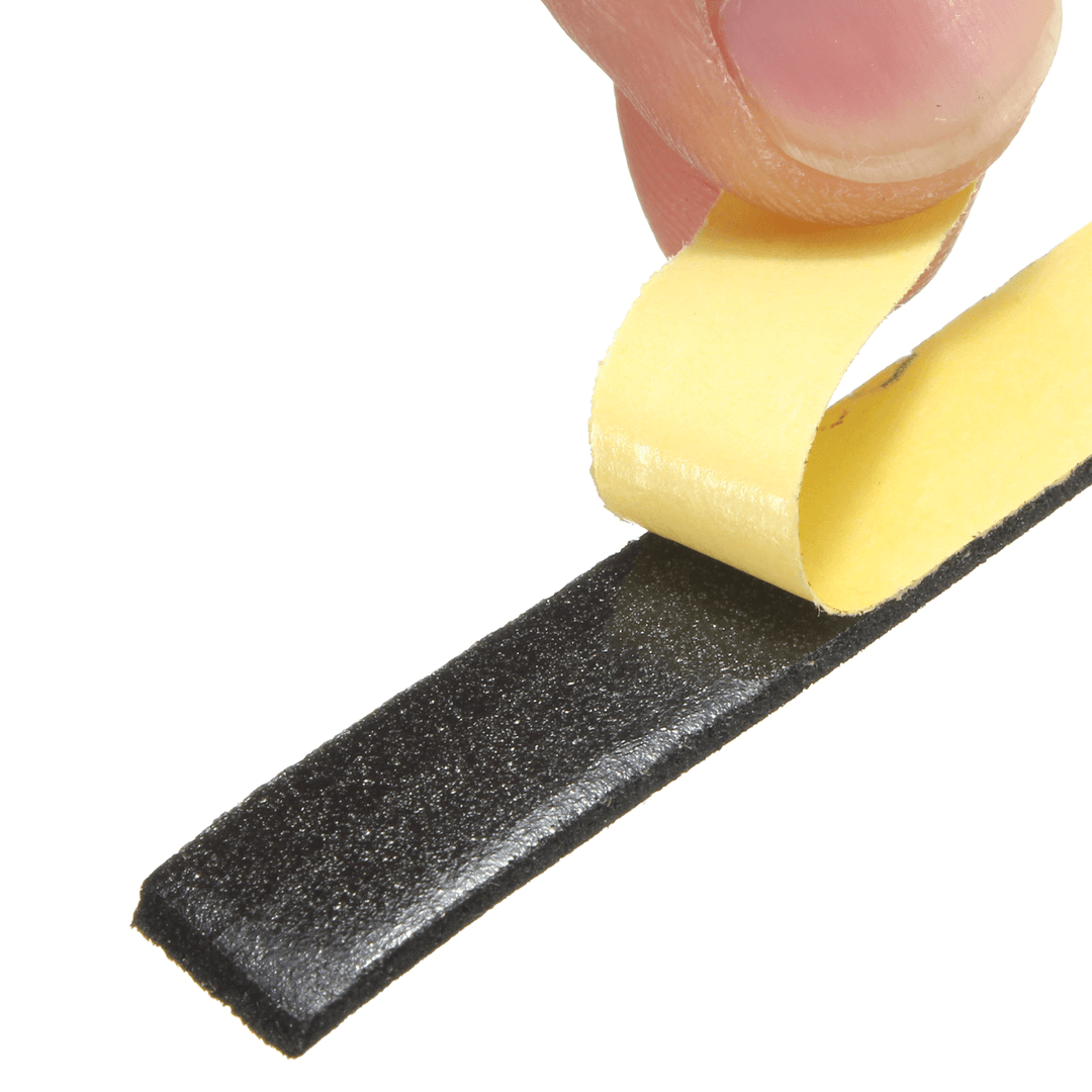 Safety Black Single Sided Adhesive Foam Cushion Tape Closed Cell 5M X 2Mm X 10Mm - MRSLM