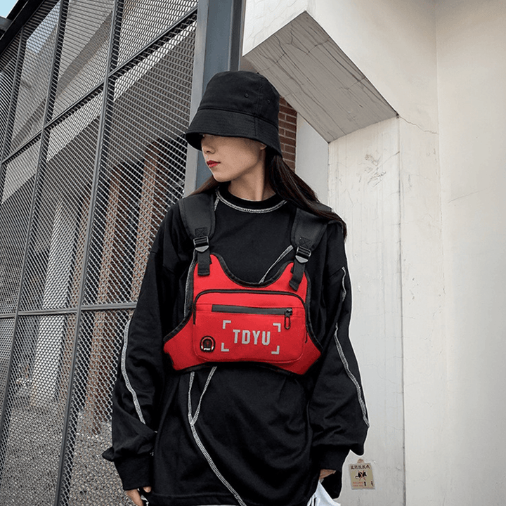 Men Fashion Shoulder Bag Chest Bag Tactical Bag - MRSLM
