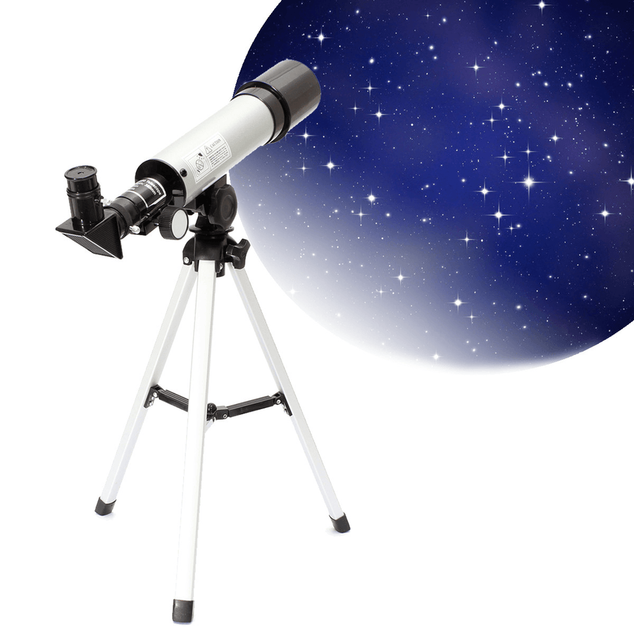 Ipree® F360X50 HD Refractive Astronomical Telescope Zoom Monocular Space Spotting High Magnification Telescope with 38Cm Tripod - MRSLM