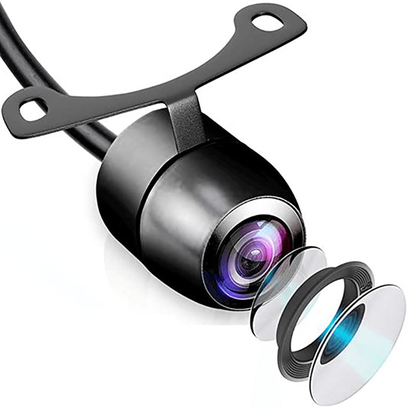 Universal Mount Front Rear Camera Outdoor Dustproof Waterproof Camera Mini Analog Security Camera 140 Degree Adjustable Wide Viewing Angle Security Camera - MRSLM