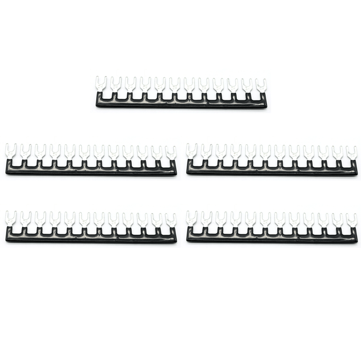 5/6/12 Positions Dual Rows 600V 15A Wire Barrier Block Terminal Strip Power Distribution Terminal - MRSLM