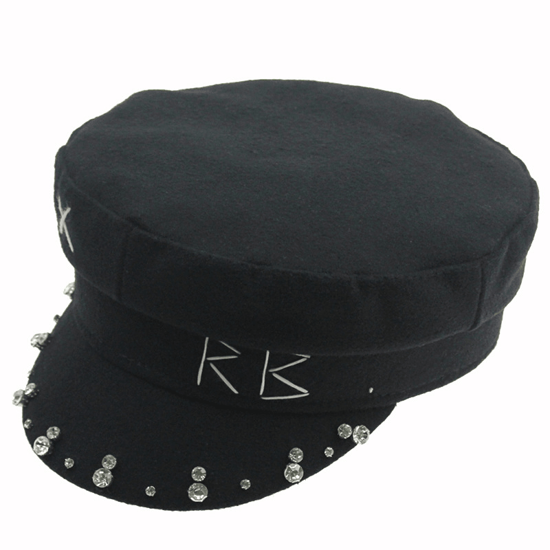 Fashion Woolen Beret Trend Octagonal Hat - MRSLM