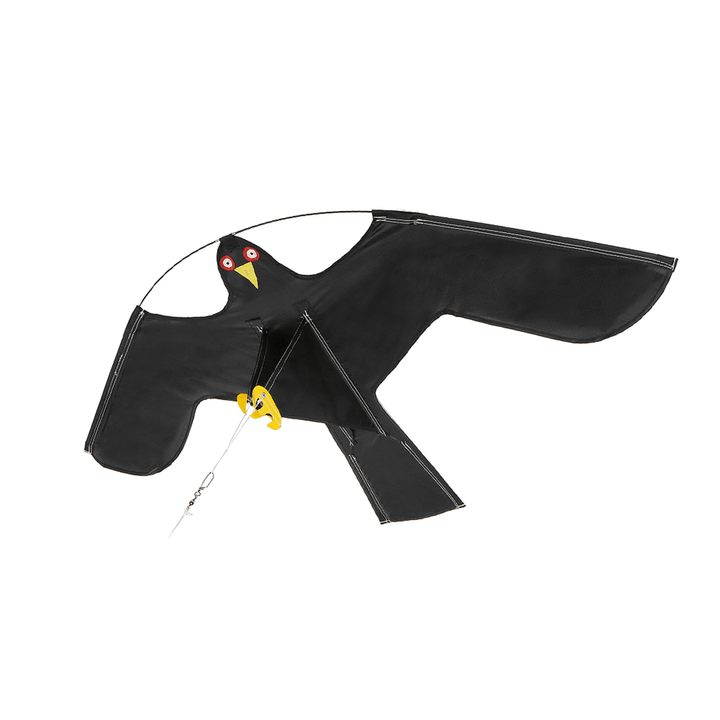 Emulation Flying Hawk Bird Scarer Drive Bird Kite for Garden Scarecrow Yard Home - MRSLM