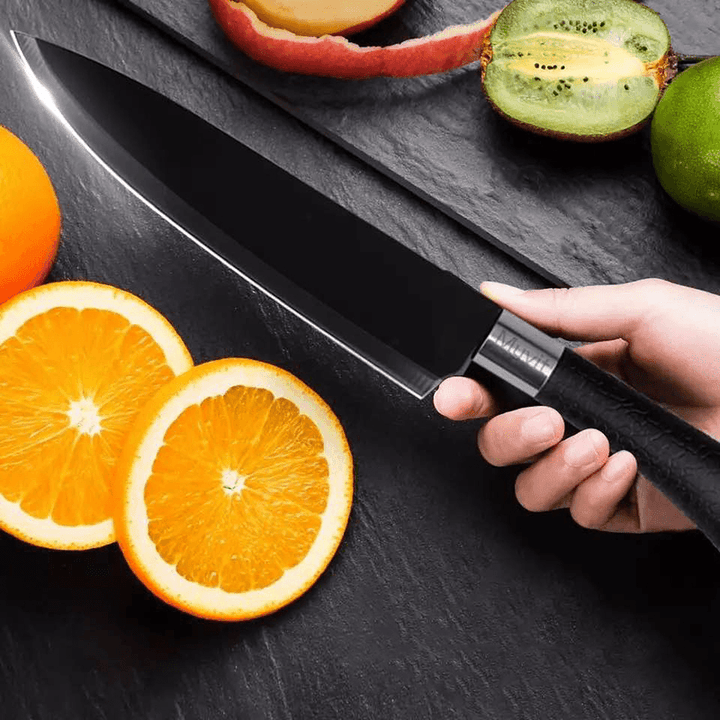 6Pcs Stainless Steel Paint Knife with Horseshoe Handle Cooking Knife Set for Kitchen Tool - MRSLM