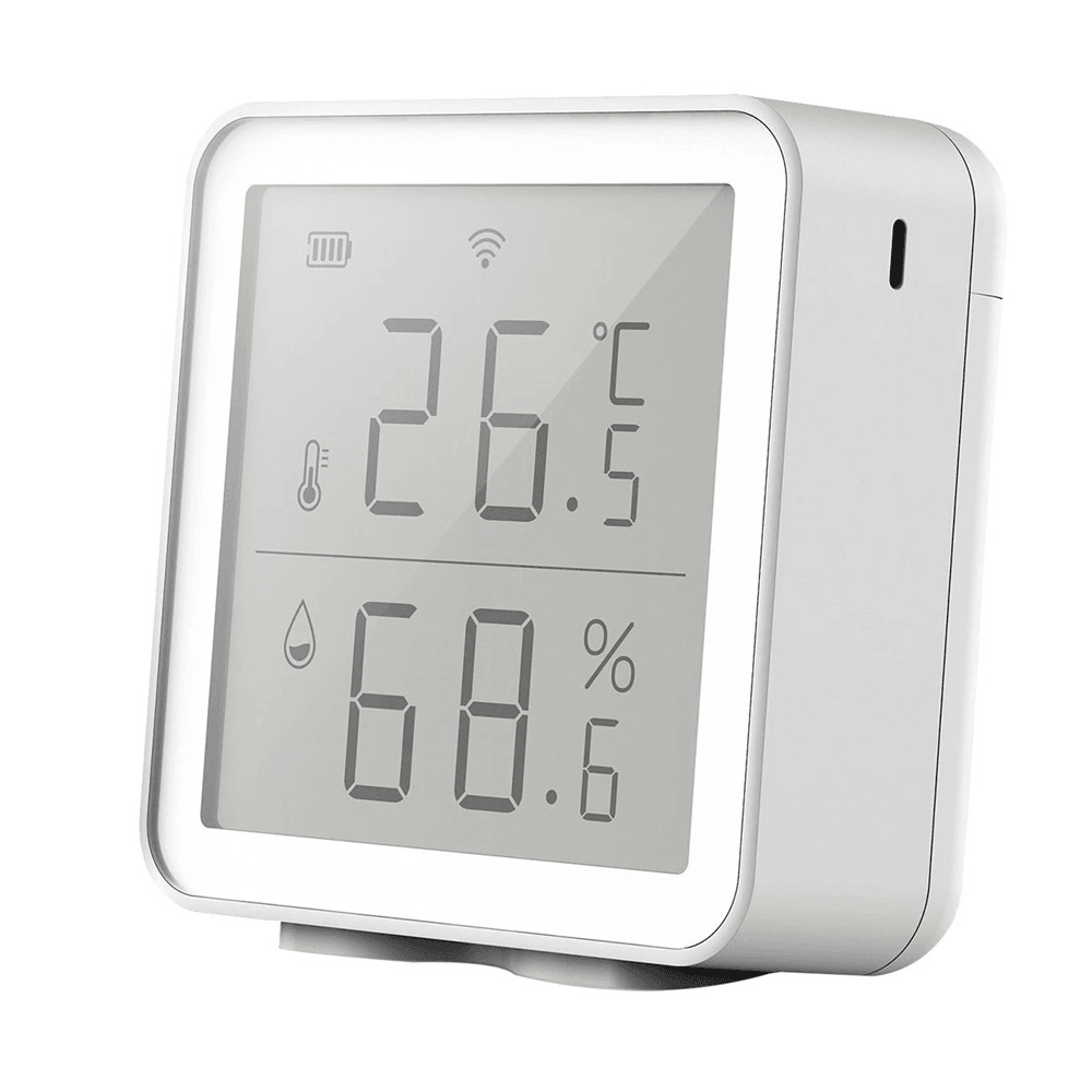 Wifi Smart Temperature Humidity Sensor Monitor Compatible with Alexa Google Assistant - MRSLM